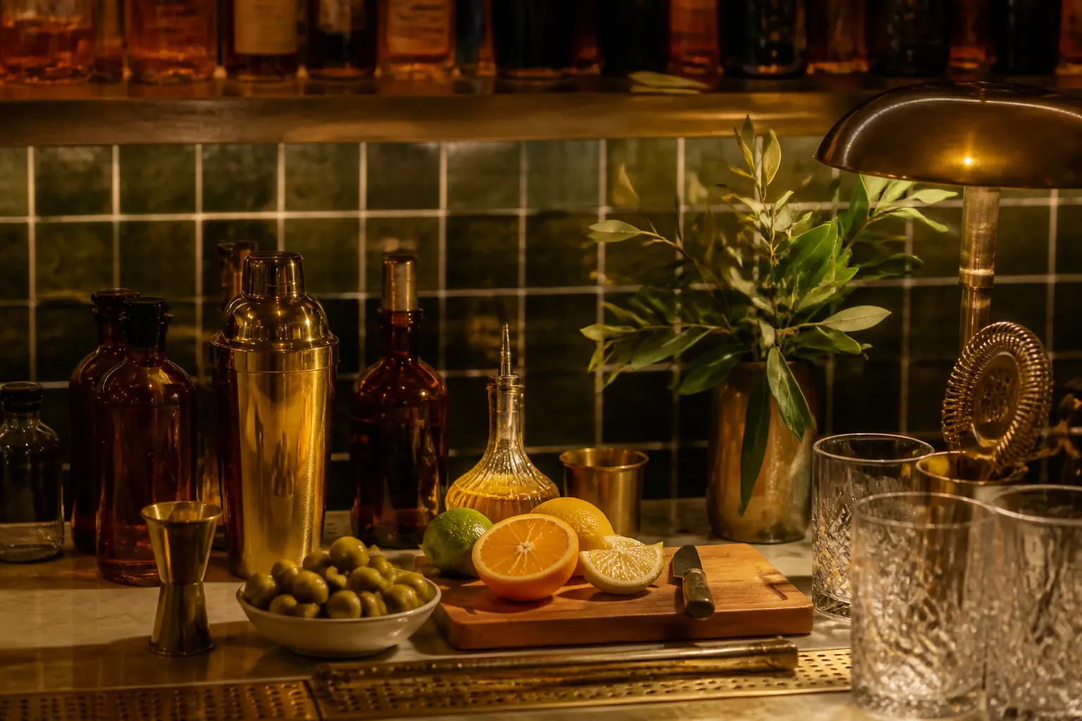 Warm bar details