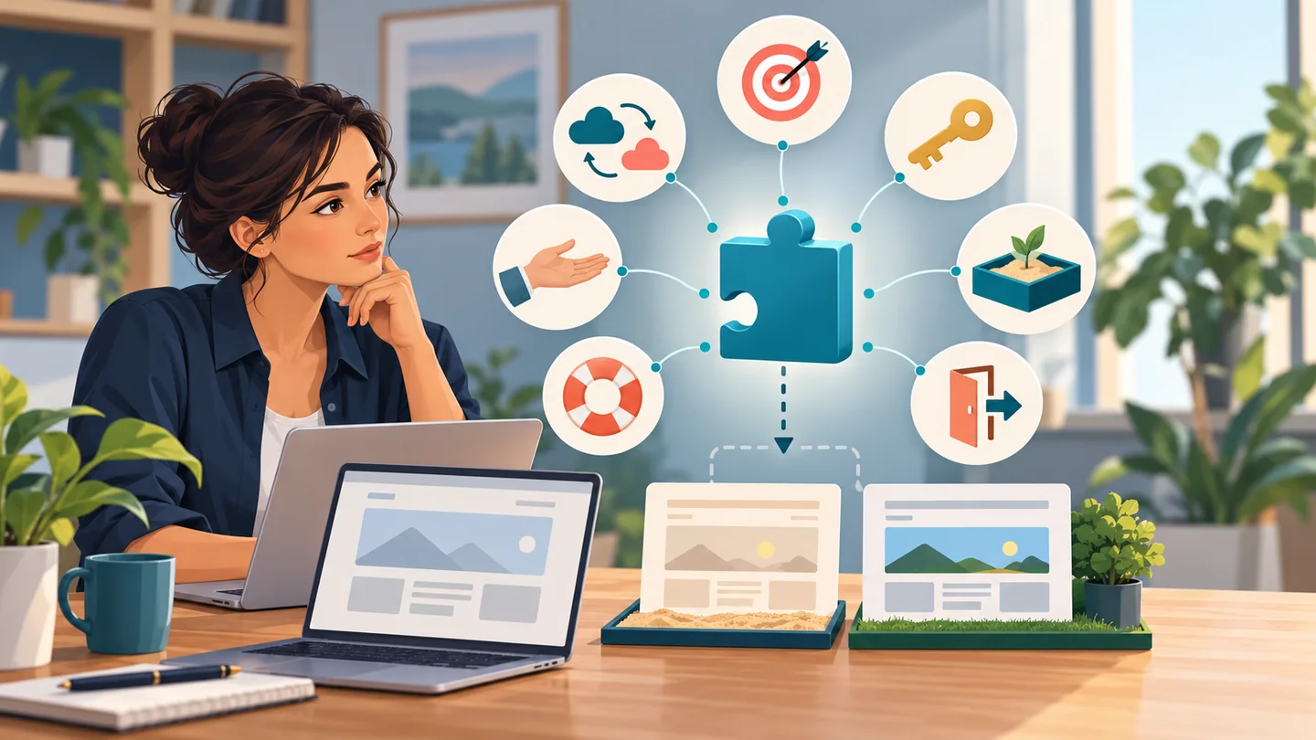 A business owner reviews an unattached plugin against data flow, permissions, approval, recovery, exit and separate website environments.