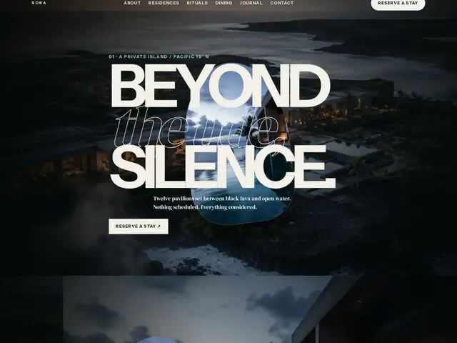 Cinematic Resort WordPress theme preview