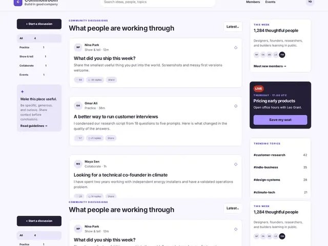 Community Forum WordPress theme preview