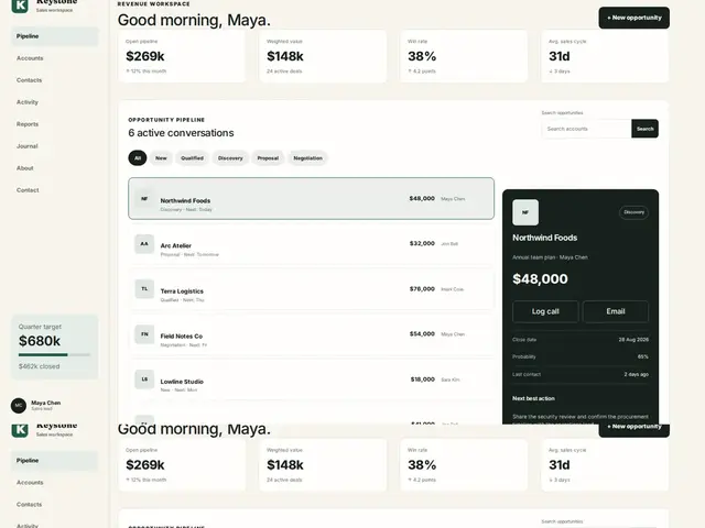 Crm Pipeline WordPress theme preview