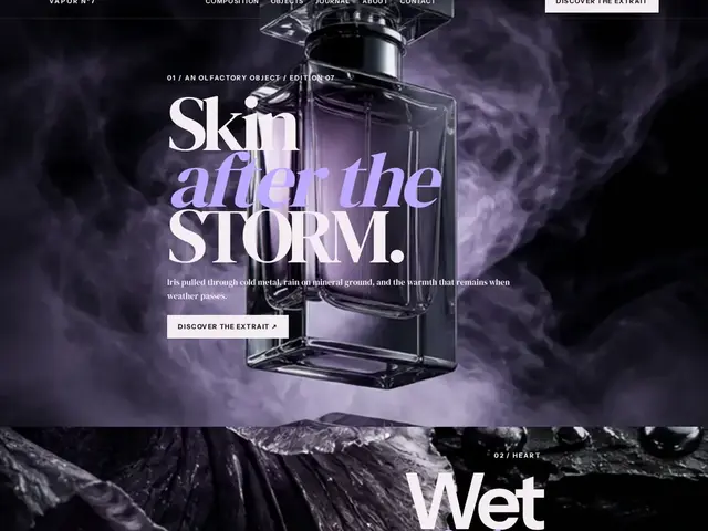 Editorial Fragrance 02 WordPress theme preview