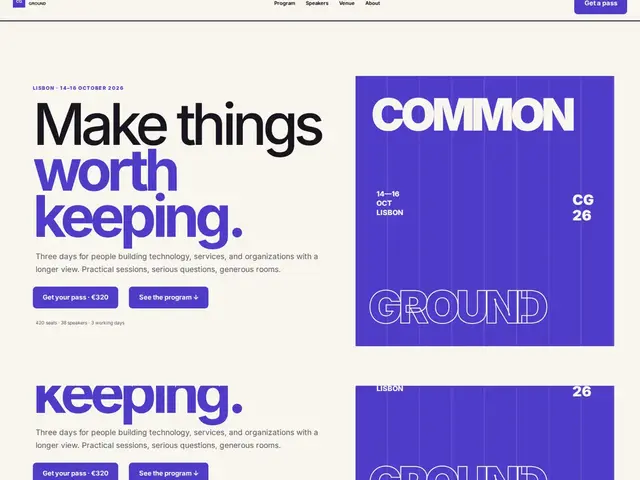 Event Conference WordPress theme preview
