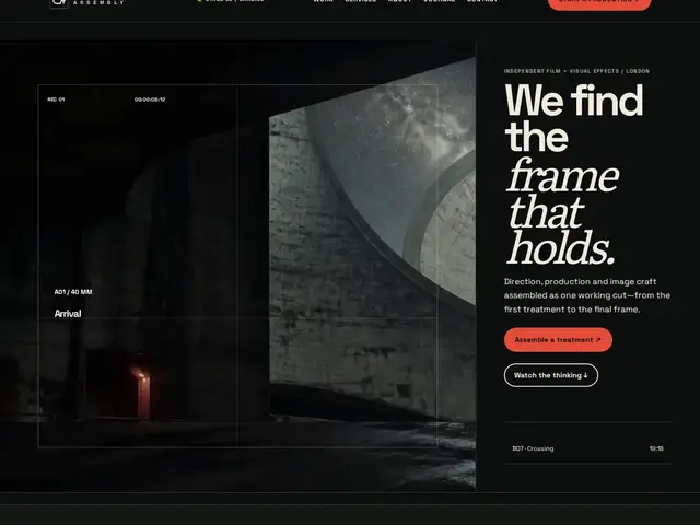 Film VFX Studio WordPress theme preview