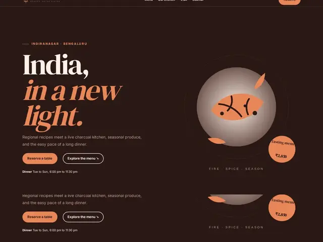 Restaurant WordPress theme preview