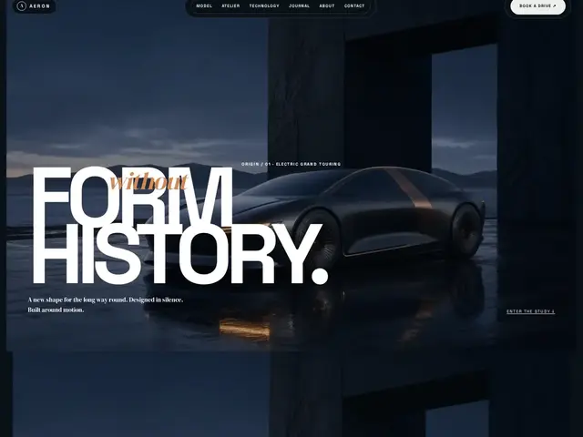 Kinetic Automotive WordPress theme preview