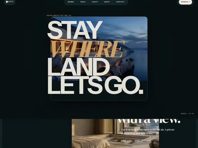 Kinetic Hotel WordPress theme preview