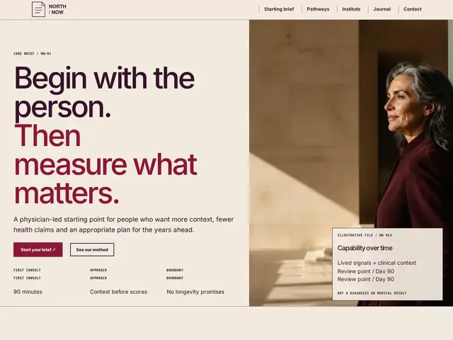 Longevity Clinic WordPress theme preview