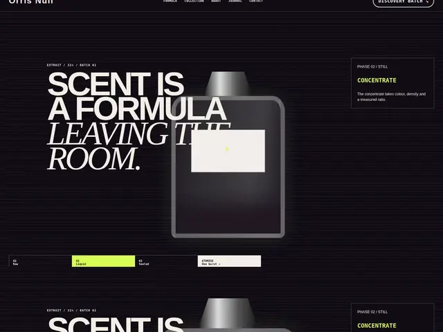 Luxury Fragrance House WordPress theme preview