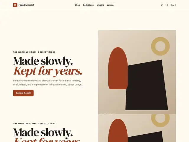 Marketplace WordPress theme preview