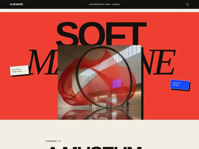 Museum Exhibition WordPress theme preview