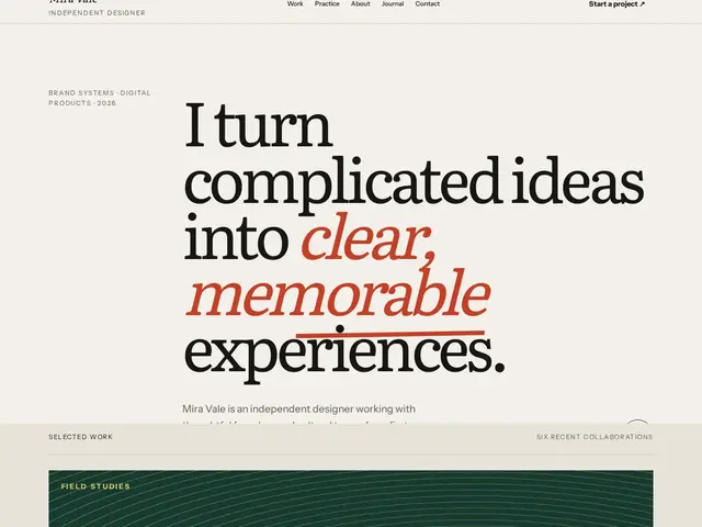 Portfolio WordPress theme preview