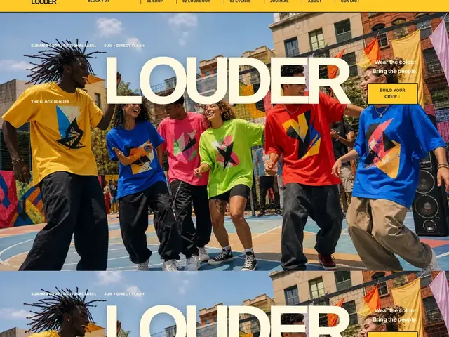 Streetwear Block Party WordPress theme preview