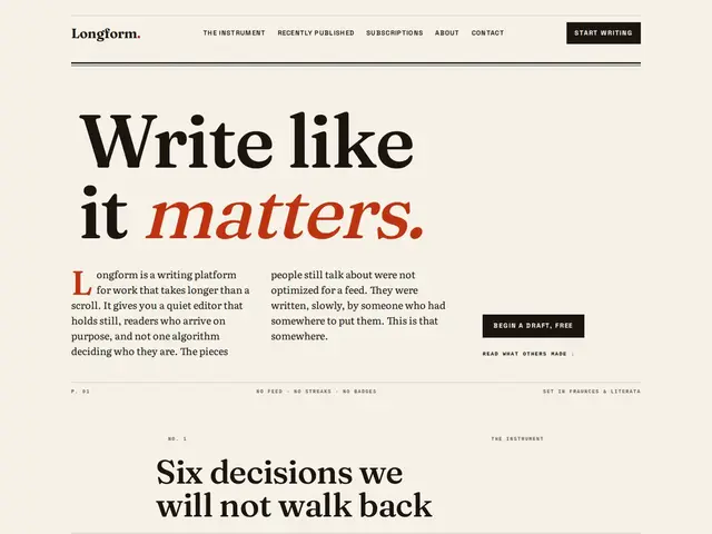 Editorial WordPress theme preview