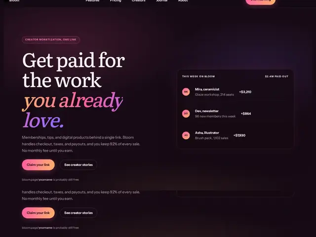 Gradient Glow WordPress theme preview