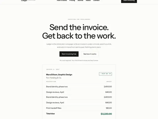 Minimal Flat WordPress theme preview